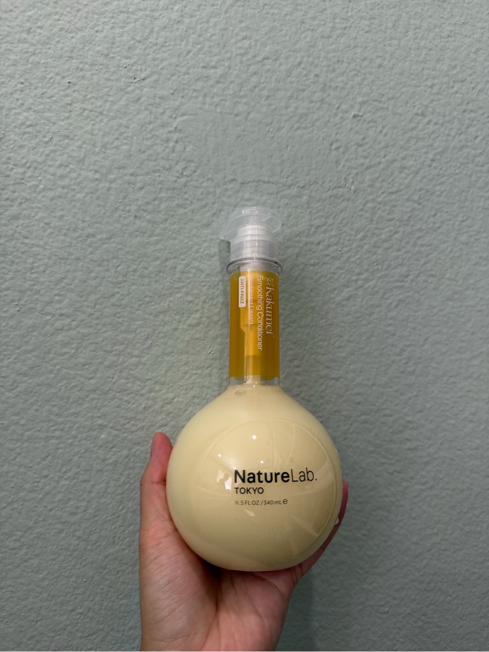 Nature Lab Tokyo Smoothing Conditioner, Anti-Frizz, 340mL - Made in Japan